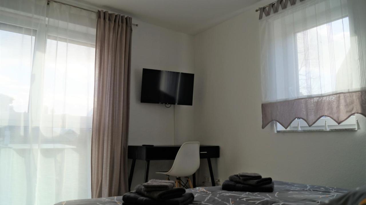 Flat11 4-Zi Wohnung Messe Karlsruhe Rheinstetten Buitenkant foto