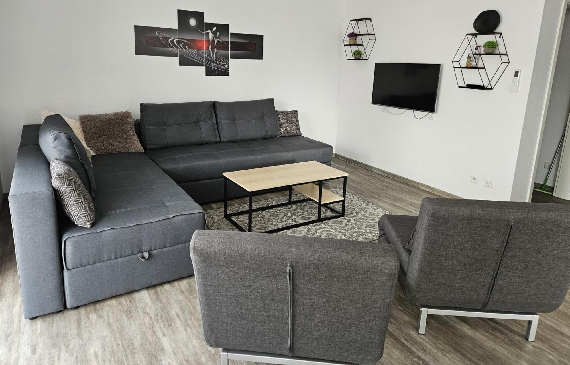 Flat11 4-Zi Wohnung Messe Karlsruhe Rheinstetten Buitenkant foto